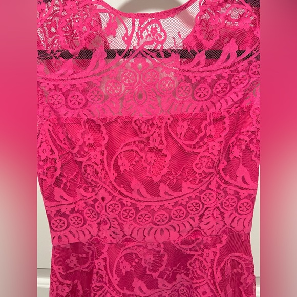 Pink lace BB Dakota dress - Picture 2 of 3
